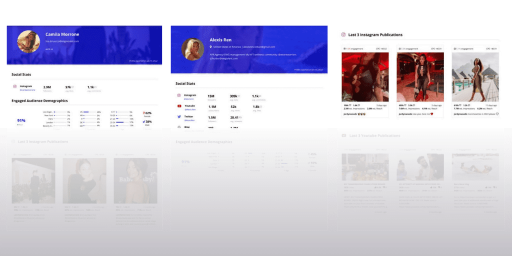 Landscape social template
