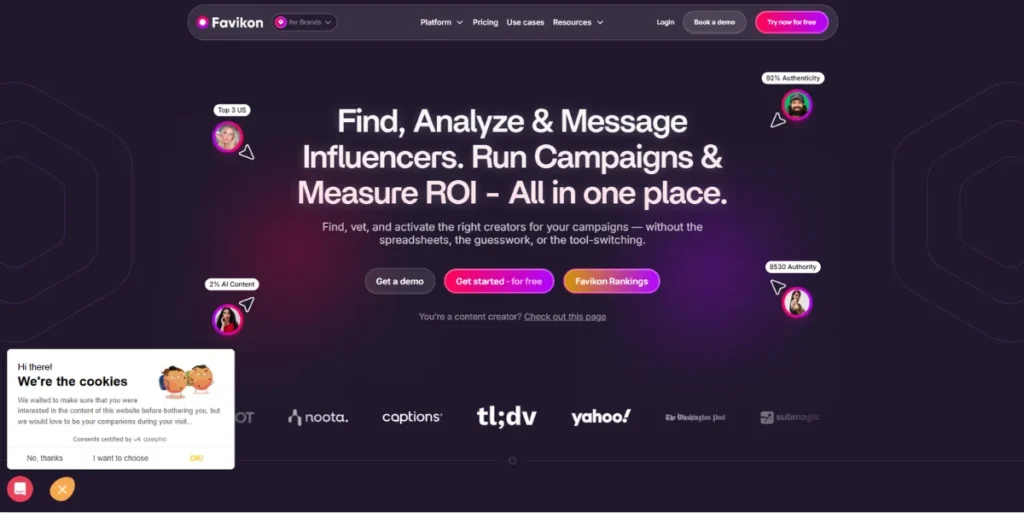 Favikon Homepage